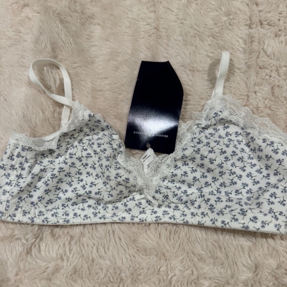 Blue floral bralette - Picture 1 of 1